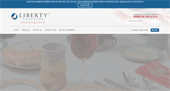 Desktop Screenshot of libertytabletop.com